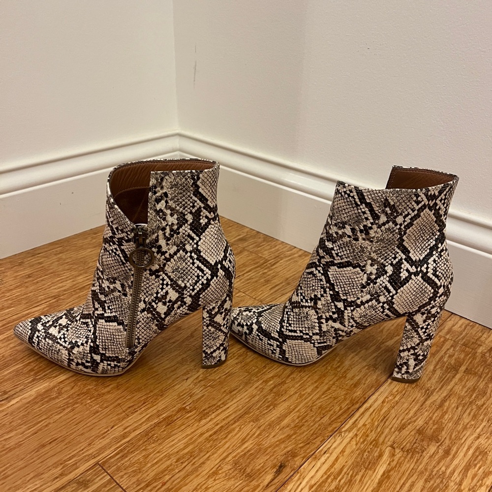 Snakeskin Booties - Picture 6 of 7